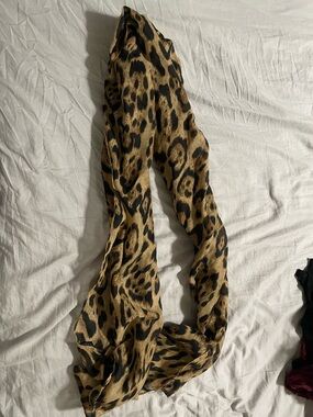 3/$10 Leopard Print Infinity Scarf - Tan & Black